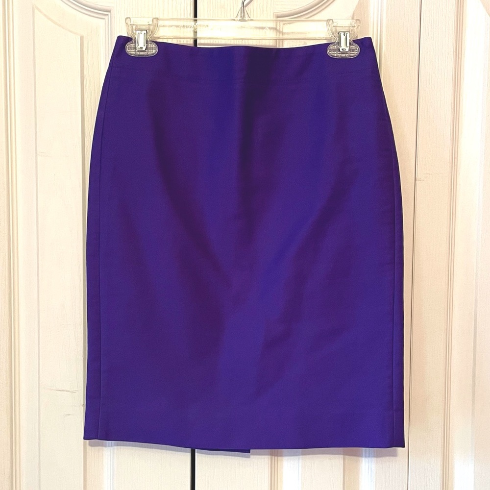 J Crew Cotton Sateen Pencil Skirt
